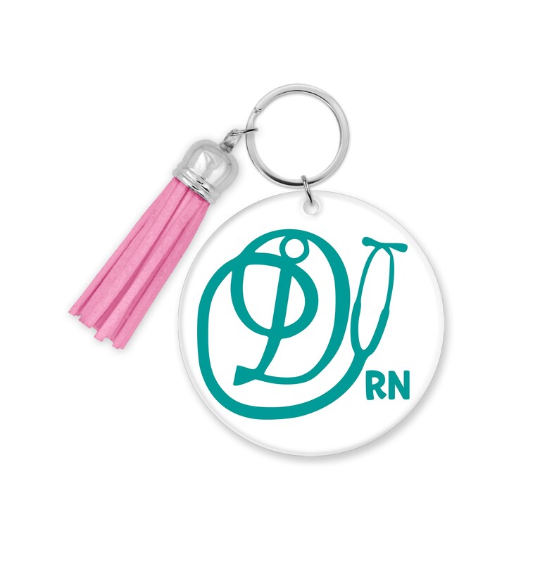 Stethoscope Keychain Nurse Keychain With Tassel Nursing Etsy