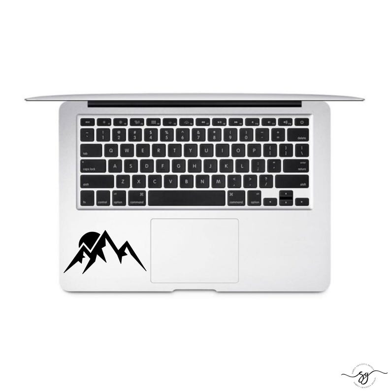 Mountain Sun Decal, Nature Lover Gift, Outdoor Decal, Tumbler Decal zdjęcie 5