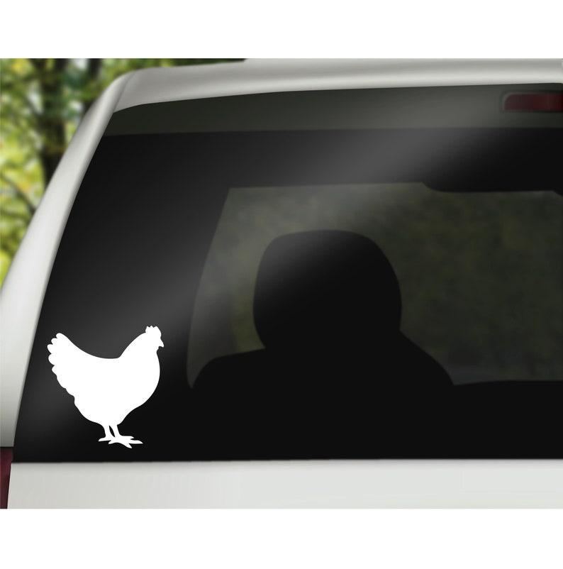 Chicken Decal, Rooster Decal, Chicken Lover Gift, Laptop Decal, Tumbler ...