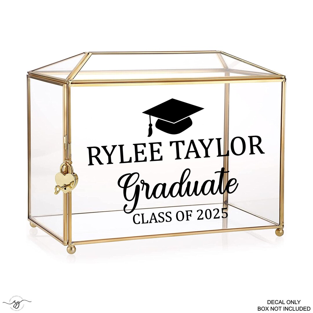 Personalized Graduate Decal, Graduation Party Decal, Class of 2025 ...