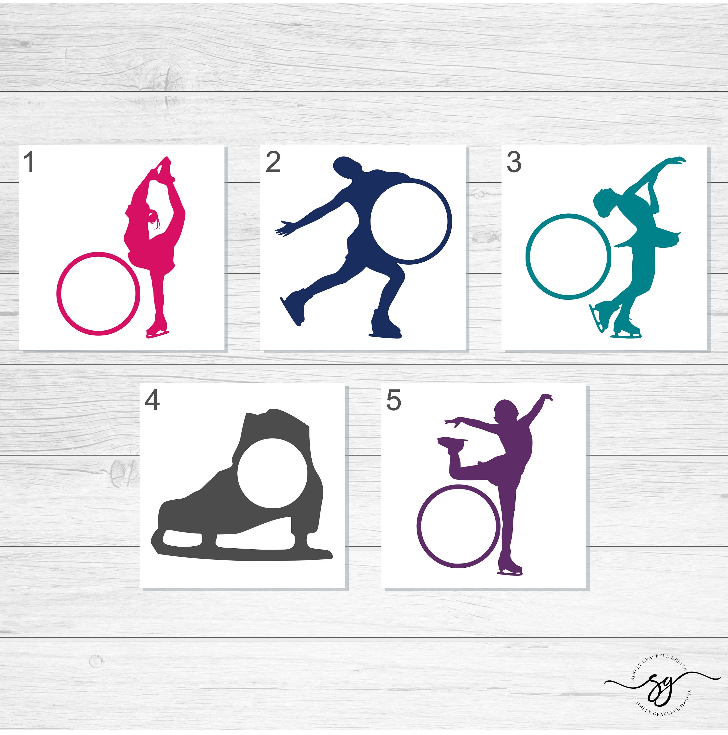 Figure Skating Decal Figure Skating Gifts Gift for Ice Etsy