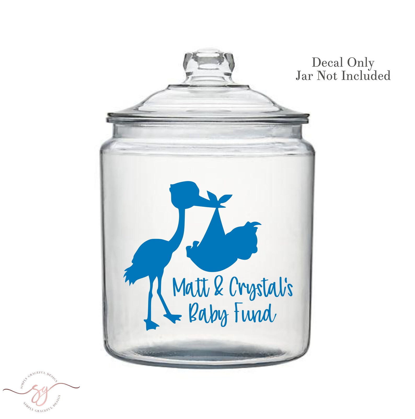 Baby Shower Decal Baby Fund Decal New Parents Gift Baby Etsy
