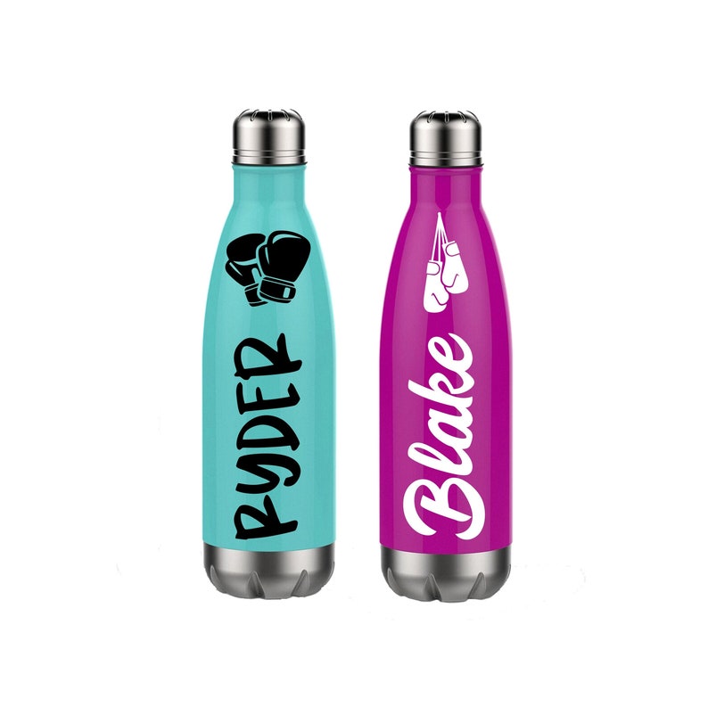 Boxing Water Bottle Stainless Steel Sports Bottle Boxing - Etsy