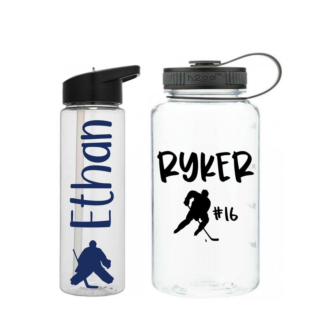 Hockey Gifts Hockey Water Bottle Hockey Team Gift Ice Etsy