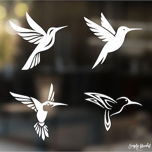 Humming Bird Decal, Bird Decal, Bird Lover Gift, Tumbler Decal, Laptop Decal