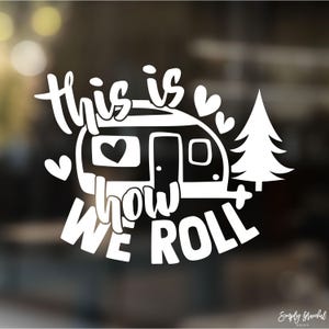 Camping Decal, Camper Decal, Campfire Decal, Adventure Decal, Car Decal, Laptop Decal
