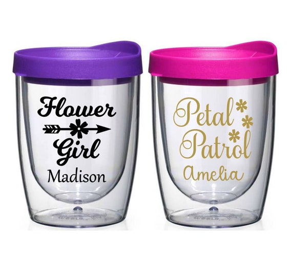 flower girl tumbler
