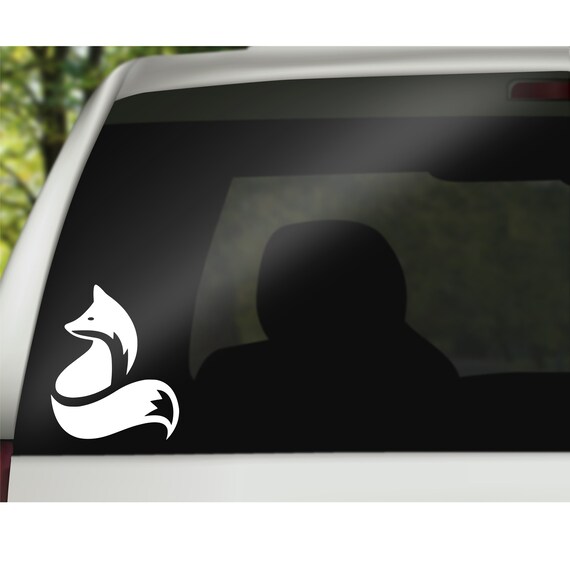 Fox Decal, Fox Lover Gift, Girly Car Decal, Animal Lover Gift