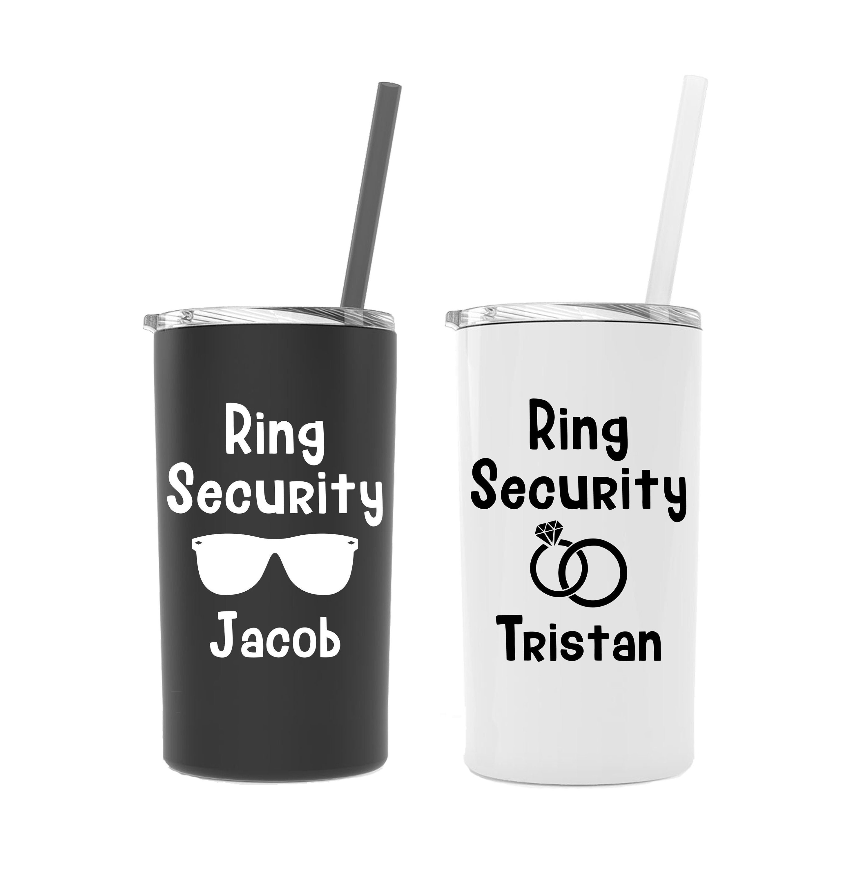 Ring Security Gift Ring Security Tumbler Bridal Party Cup Etsy