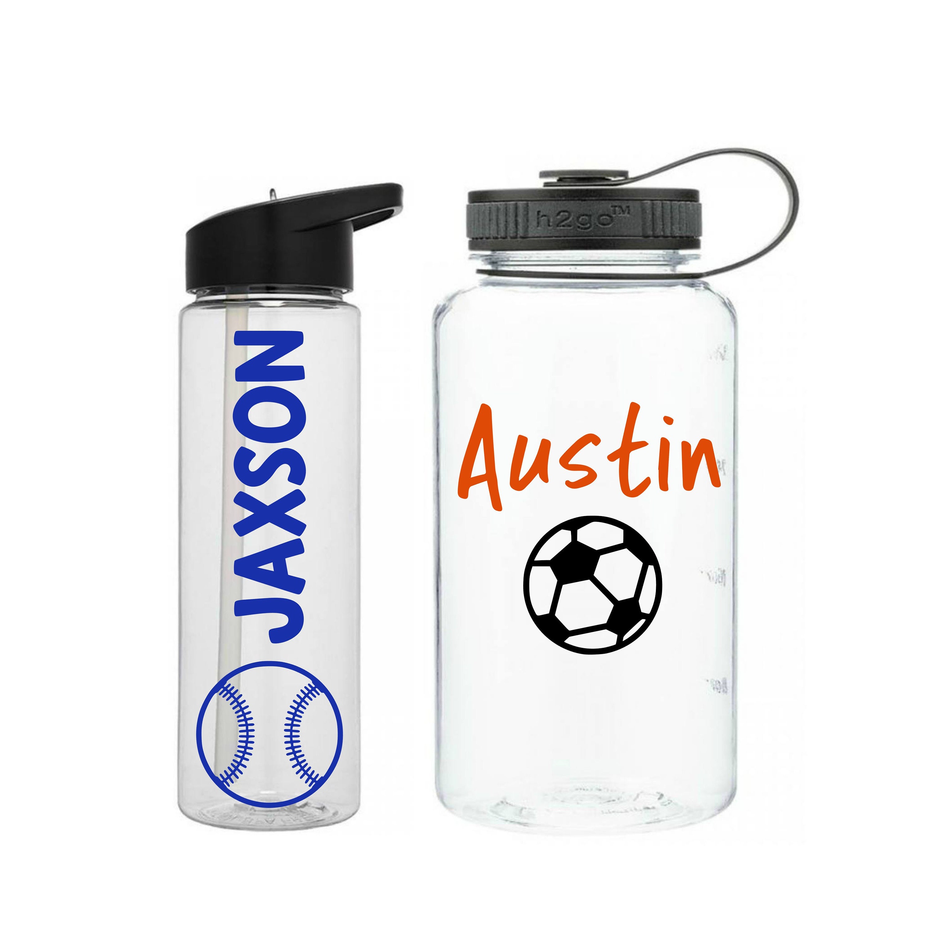 Botella deportiva personalizada infantil de plástico sin BPA (440 ml)