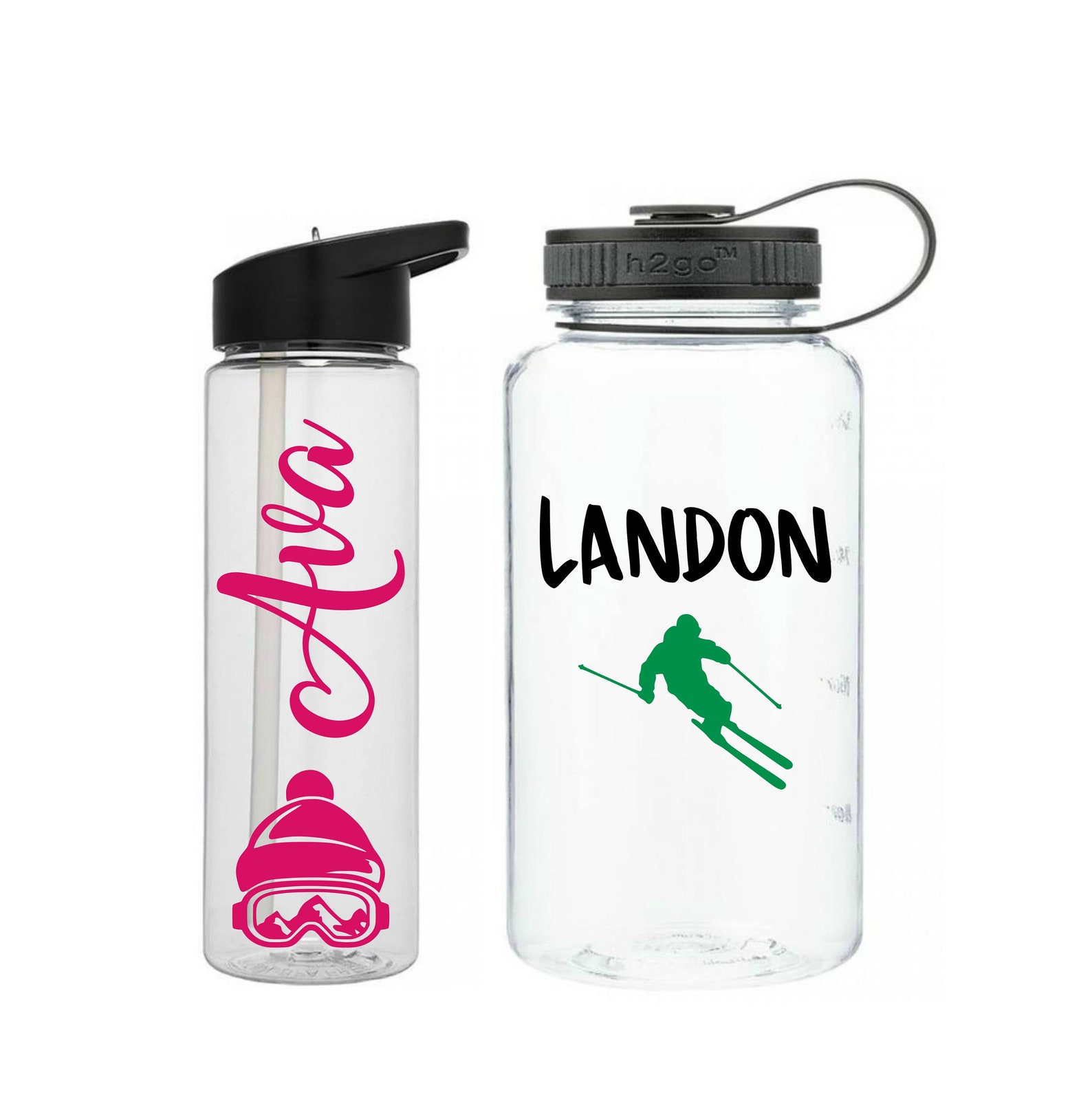 Gift for Skier Skiing Water Bottle Ski Trip Gifts Custom Etsy