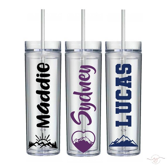 Personalized Camping Tumbler, Mountain Cup, Outdoor Lover Gift, Glamping Gift