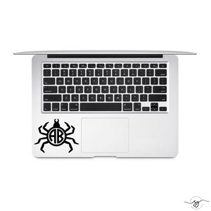 Halloween Monogram Decal, Halloween Decal, Spider Decal, Ghost Decal, Halloween Party Favor image 6