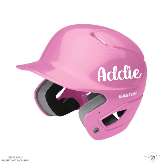 Softball Helmet Name Decal, Sports Equipment Decal, Softball Gifts