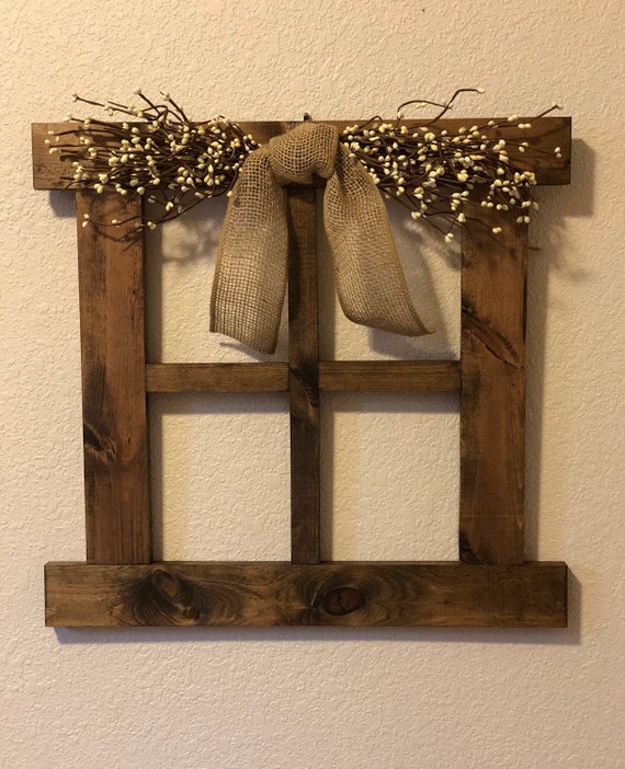 Large primitive rustic wall decor Decor for living room | Etsy