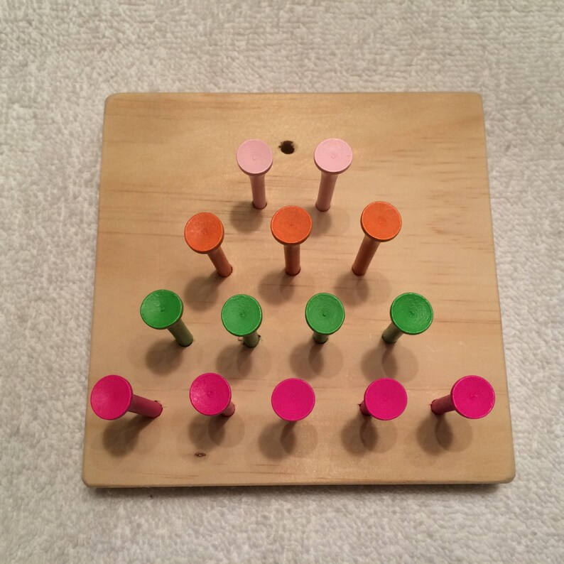 Two-Sided 5-in-1 Wooden Game & Puzzle Set | Etsy