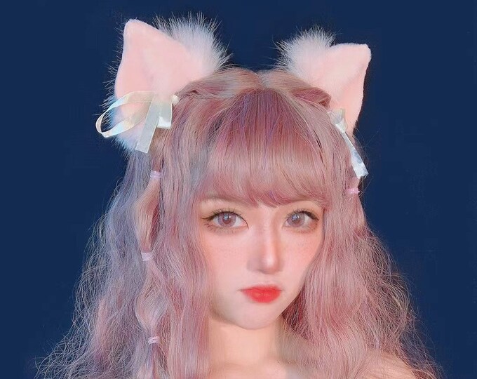 Simple Sweet Pink Pig Ears / Piggie Ears Etsy