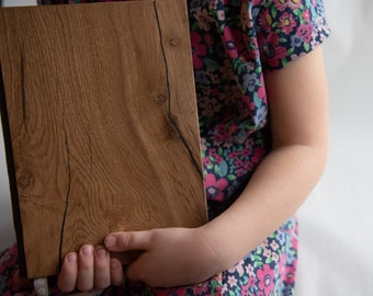 Wooden notebook, wooden sketchbook, wooden guest book, wooden journal, wooden diary