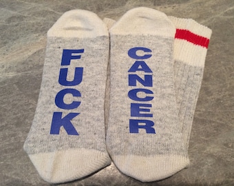 Fuck .... Cancer (Word Socks) Colon Cancer