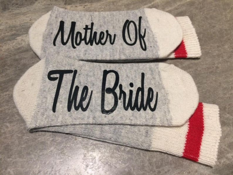 Wedding Party/Bridal Party Word Socks Funny Socks Novelty Etsy