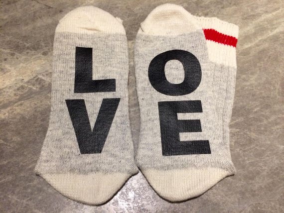 L O V E word Socks Funny Socks Novelty Socks for Family | Etsy Canada