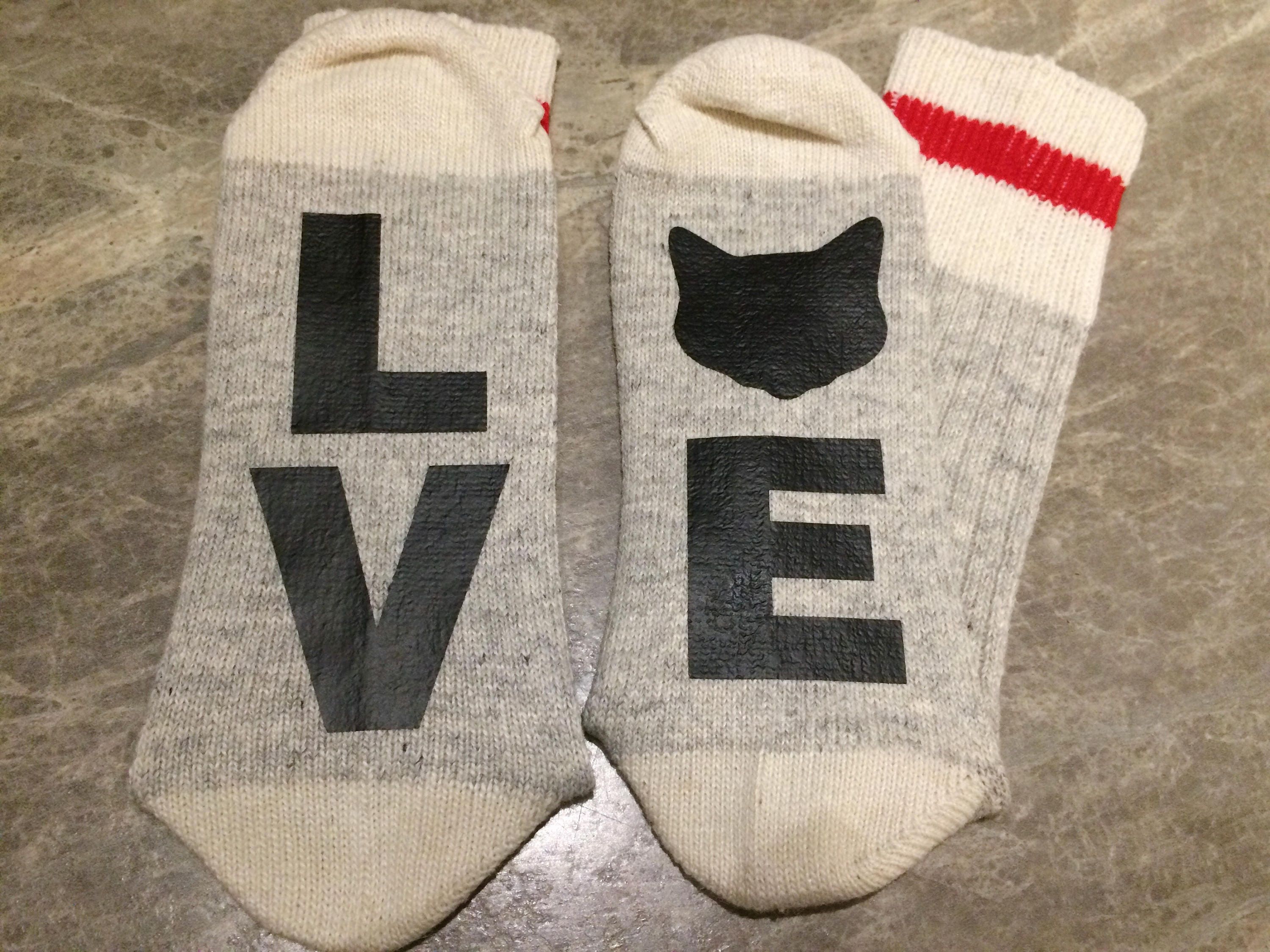 L O V E word Socks Funny Socks Novelty Socks for Family - Etsy Canada