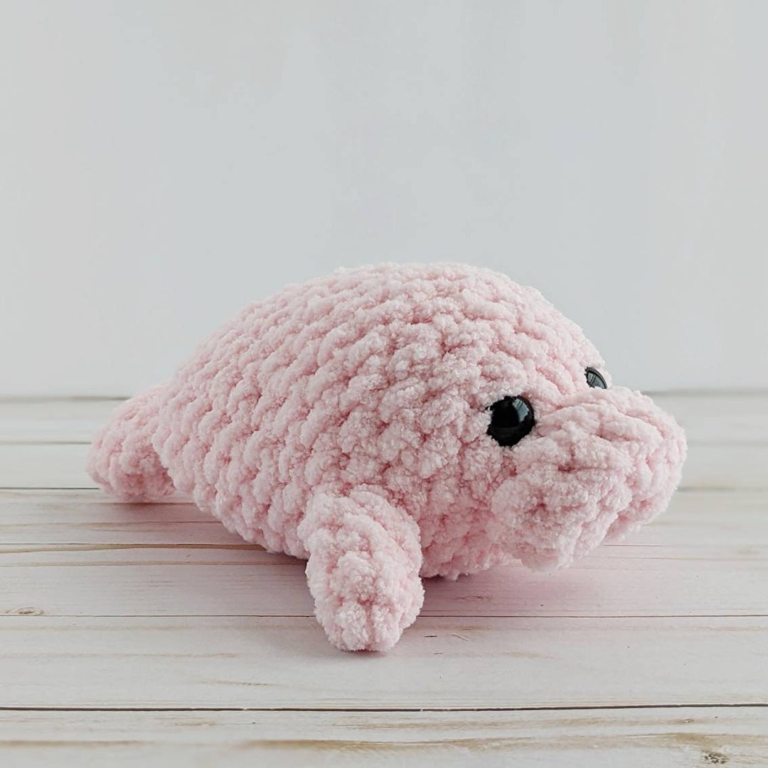 Cute Manatee Plushie Crochet Amigurumi Manatee Stuffed Etsy Il 1080xN.3675806057 Bzi4