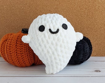 Amigurumi fantôme effrayant, couverture fantôme au crochet, peluche Halloween, cadeau fait main, parangon du sud