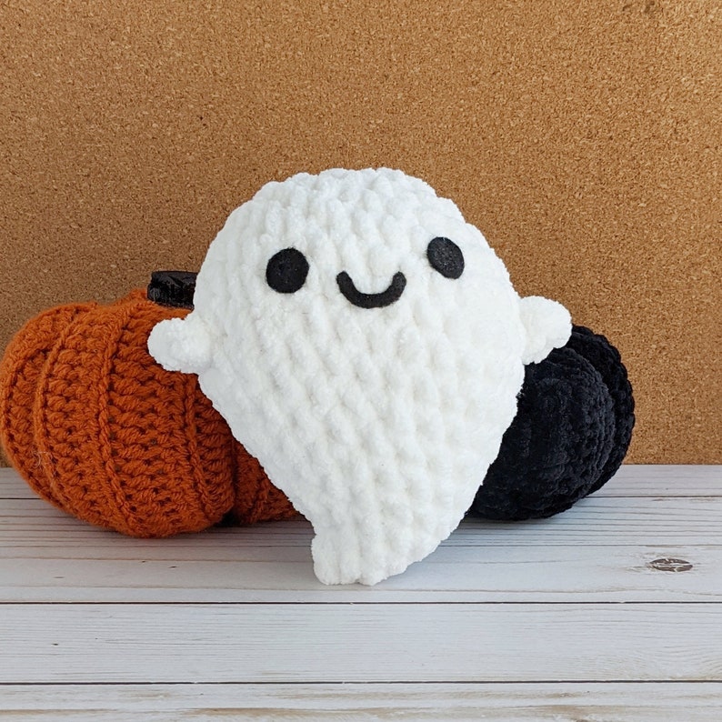 Spooky Ghost Amigurumi Crochet Stuffed Ghost Halloween | Etsy
