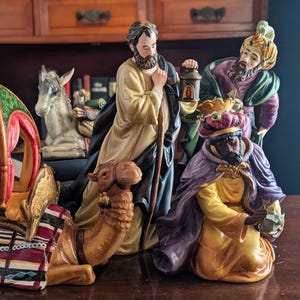 Vintage Noel Figures - Etsy