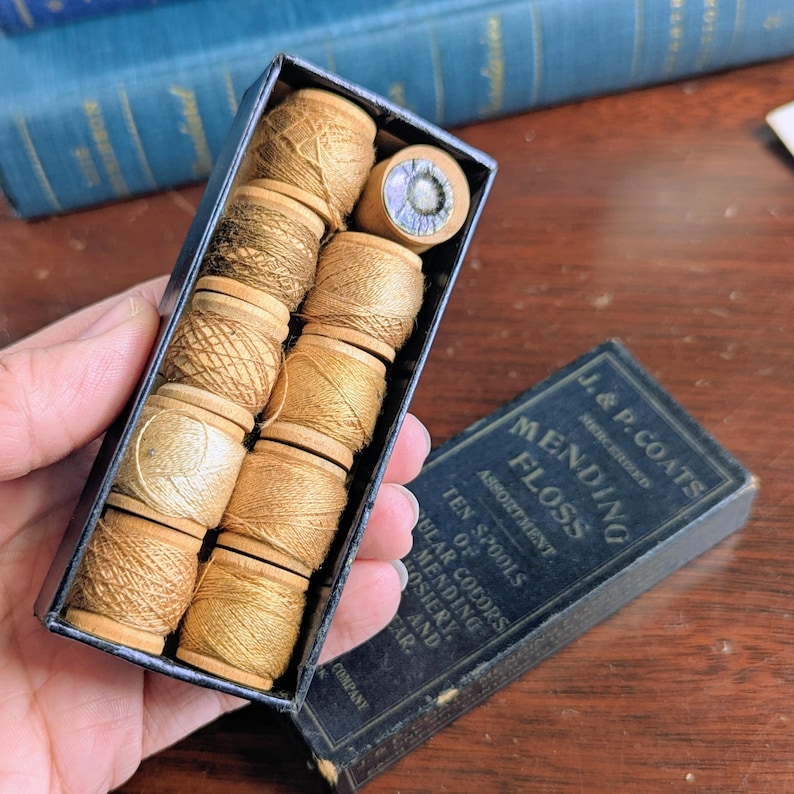 Vintage Sewing Notions | Antique Thread Spools, Tools, Trim & Buttons ...