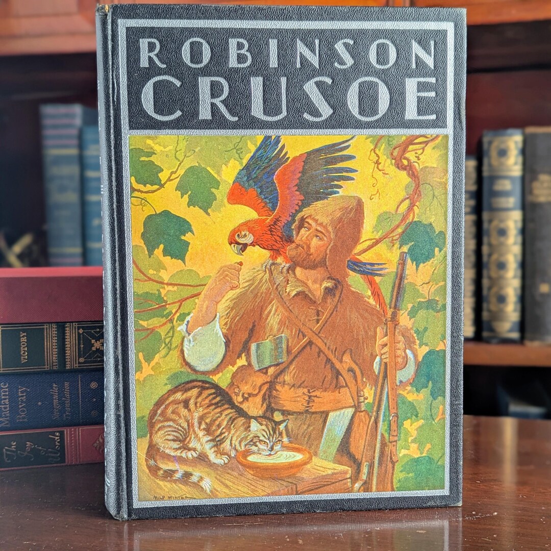 Vintage Edition of Robinson Crusoe by Daniel Defoe | Illustrated ...