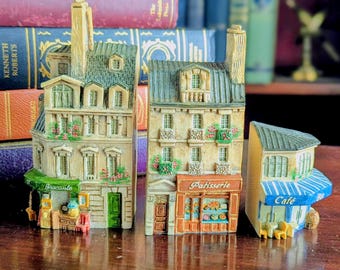 J Carlton by Gault French Miniature Paris Set of Three Advertising