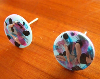 Colorful Dots Earrings
