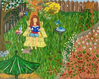 Reading in the Garden