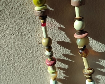 Mixed Natural Beads Necklace