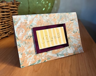 Textured and Layered Get Well Card