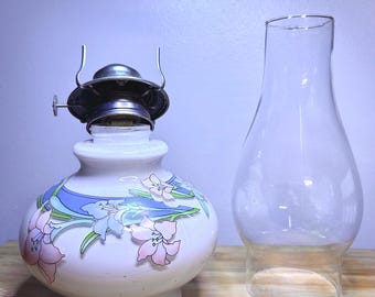 1980s Vintage Oil Lamp