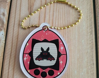 Mothman Digital Pet Keychain || Cryptid Keychains