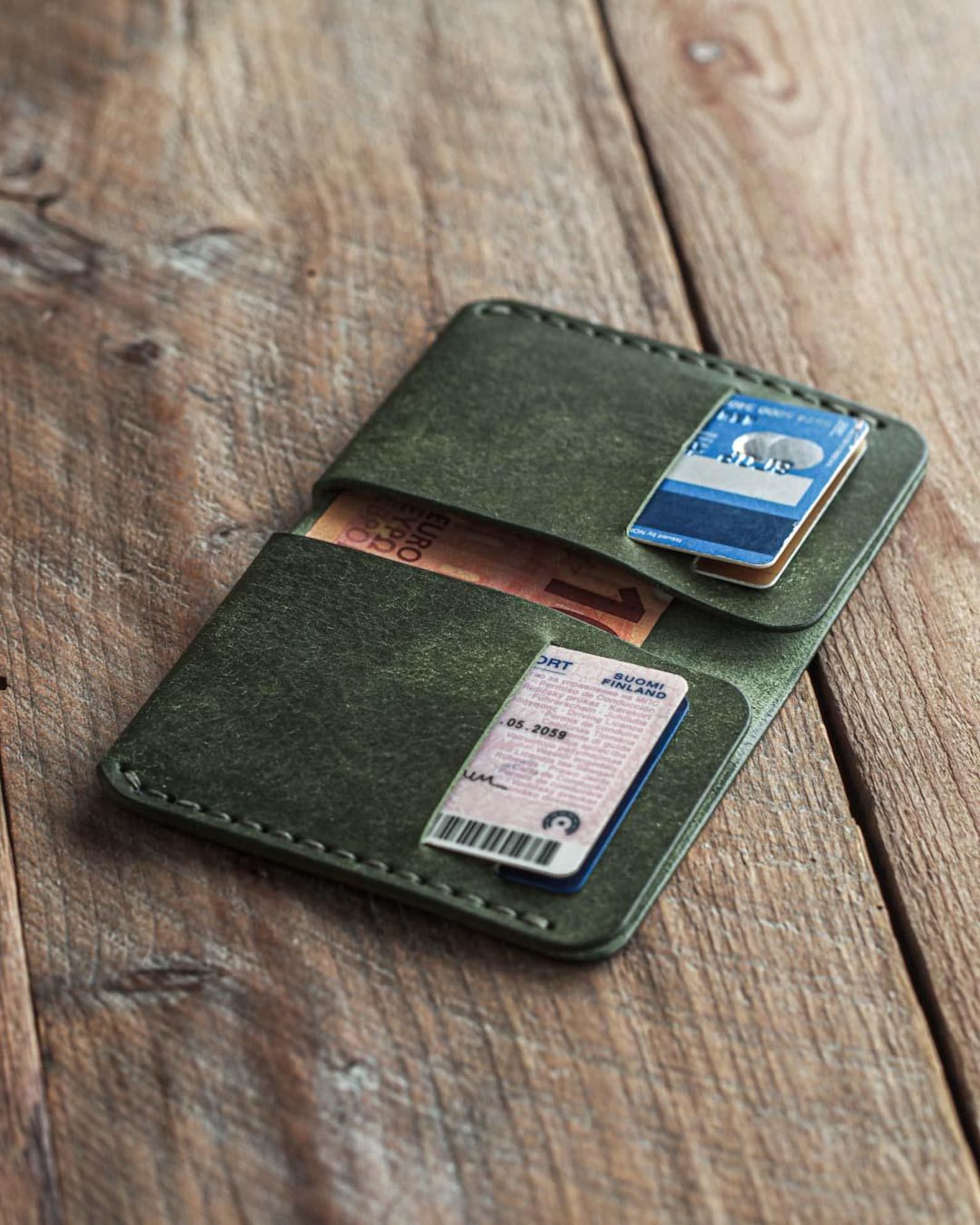 Traverel's Wallet PDF Pattern: Bifold Leather Card Wallet Template, DIY ...