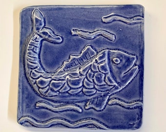 Blue Fish Tile