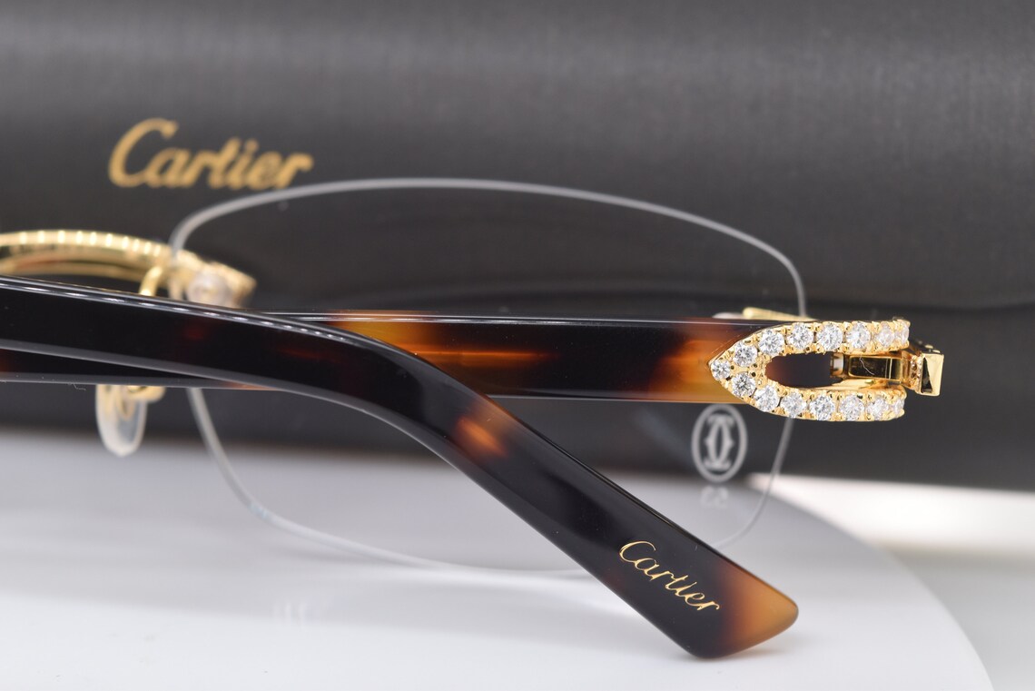 all black cartier glasses