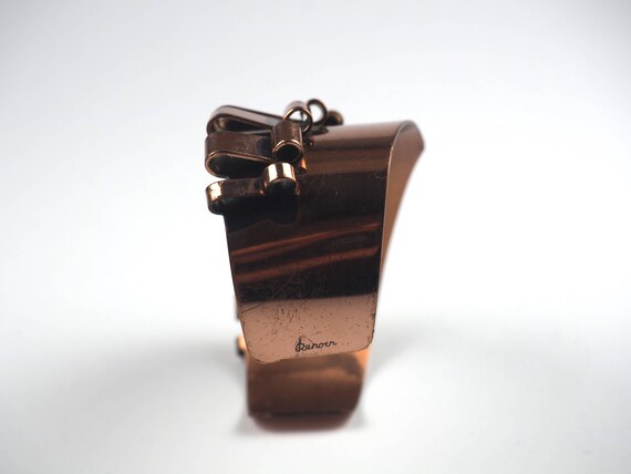 Vintage massive statement Copper Renoir Bracelet … - image 3