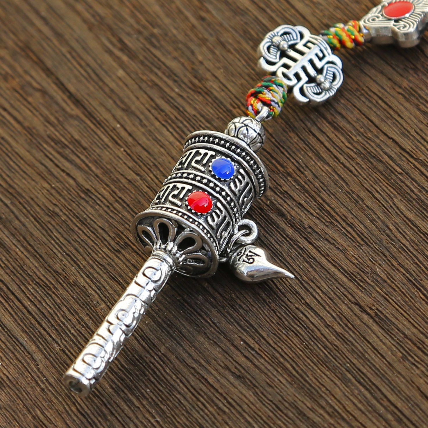 Tibetan Buddhist Prayer Wheel Protection Zipper Charm - Etsy