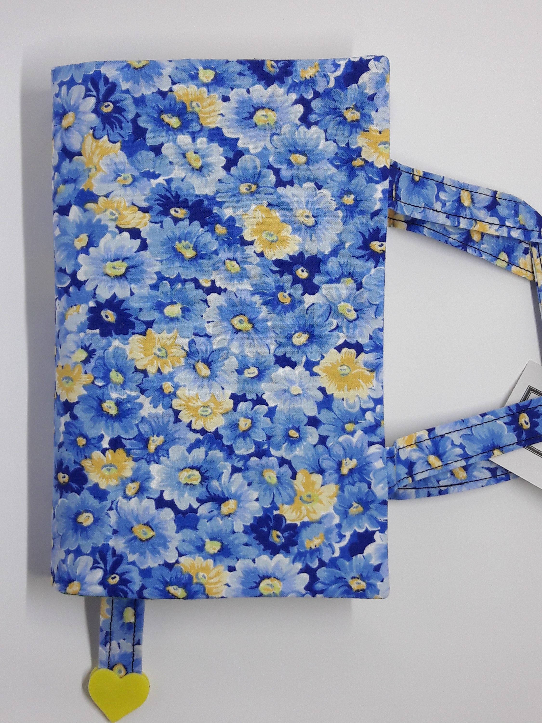 Fabric Paperback Book Cover with Handles and BuiltIn Etsy
