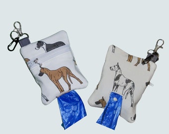 Great Dane Poop bag Holder, Doggy waste bag holder, Dog walker gift idea, Dane Mom Christmas Gift