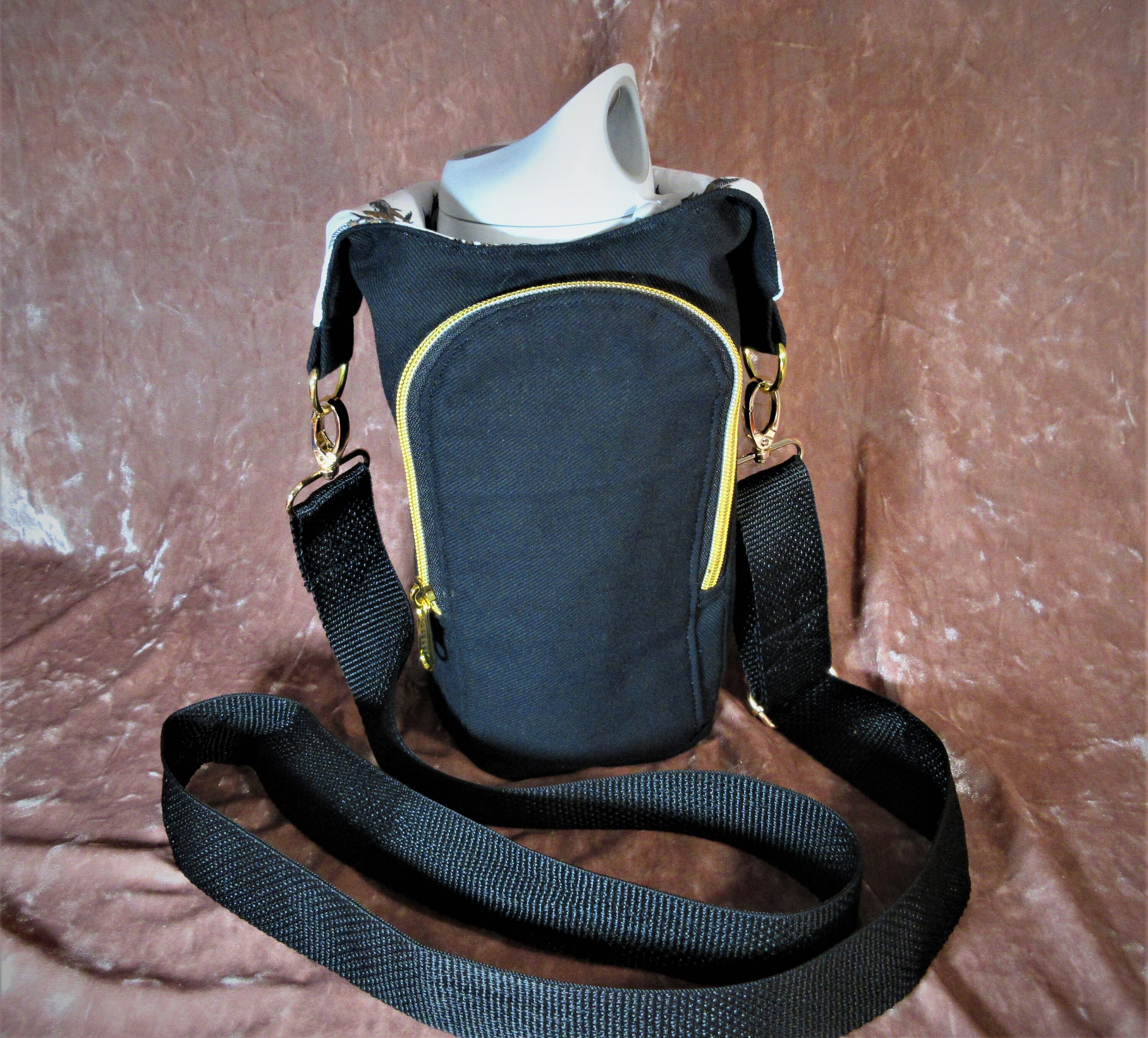 Cross Body Water Bottle Sling Bag. Benefits Rescue FTTF Etsy