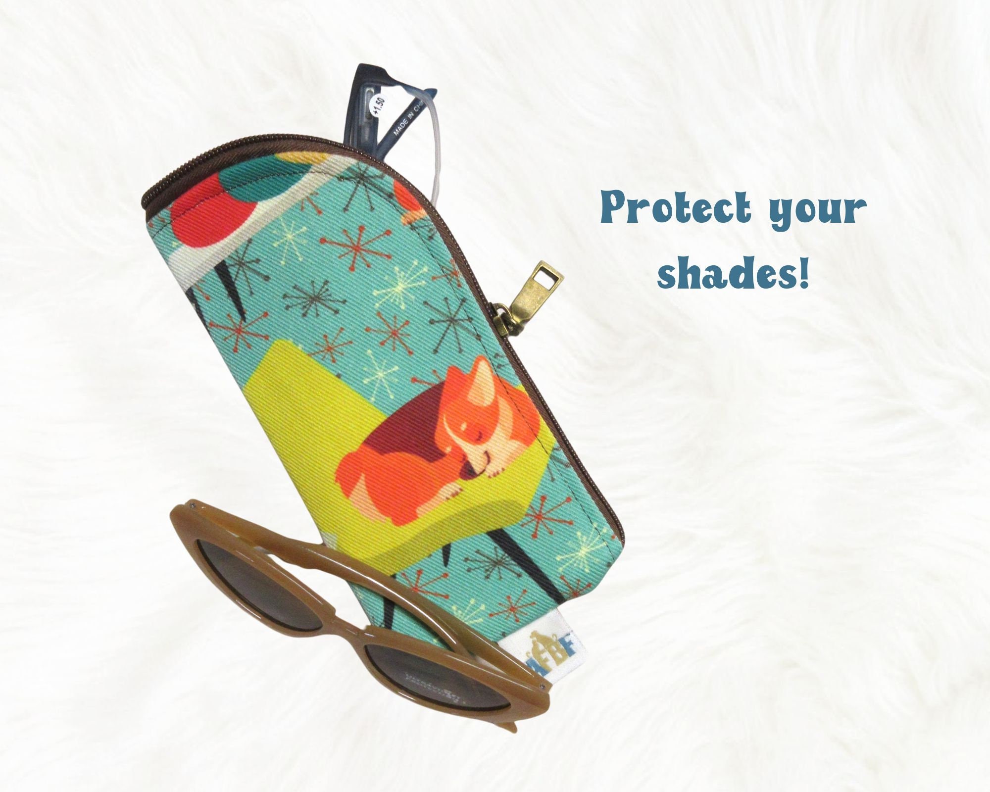 MCM prescription glasses and Pouch Mcm Glasses Case - Etsy main image 4