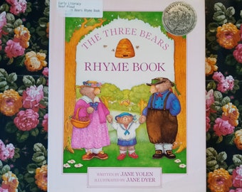 Vintage Children's Book ~ Hardcover ~ The Three Bears Rhyme Book Hardcover by Jane Yolen ~ 1987