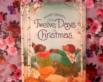 Vintage Children's Book ~ Hardcover ~ Hilary Knight's The Twelve Days of Christmas ~ 1981